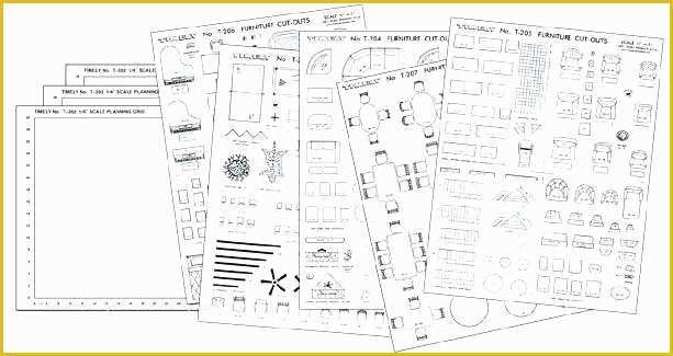 Free Printable Floor Plan Templates Of Free Furniture Templates to Print 1 4 Inch Scale Furniture