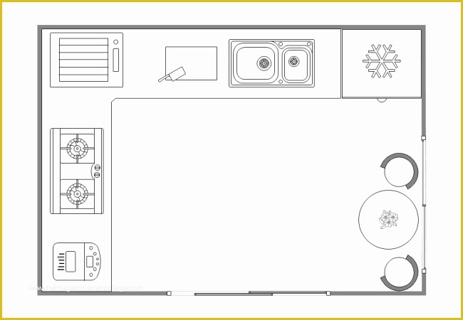 Free Printable Floor Plan Templates Of Kitchen Design Layout