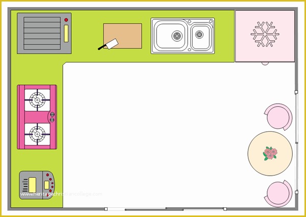 Free Printable Floor Plan Templates Of Kitchen Workflow Plan Template
