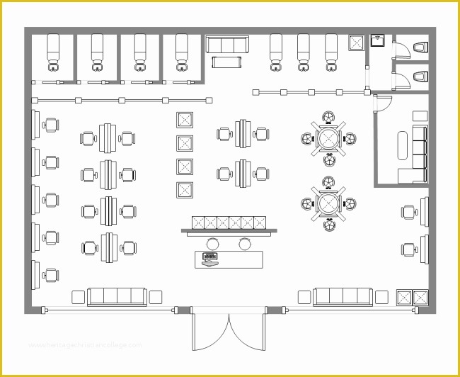 Free Printable Floor Plan Templates Of Salon Design Floor Plan