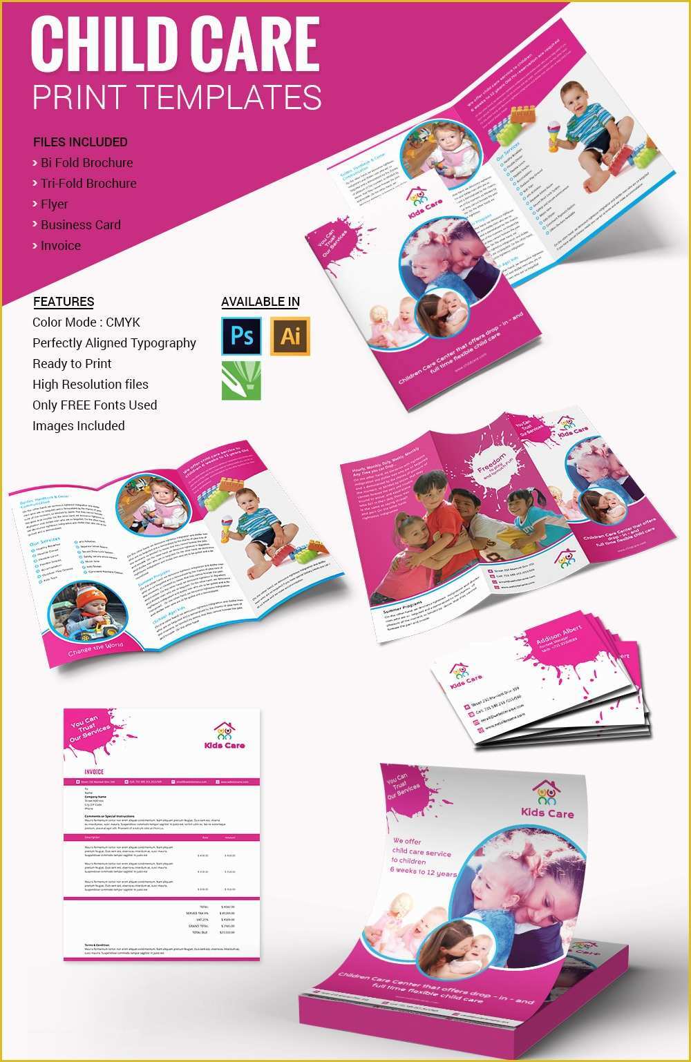 Free Printable Flyer Templates Of 10 Beautiful Child Care Brochure Templates