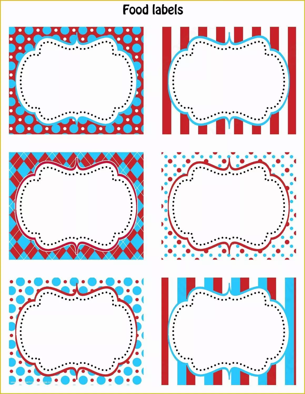 Free Printable Food Labels Templates Of Dr Seuss Inspired 1st Birthday Party Printable Food Labels