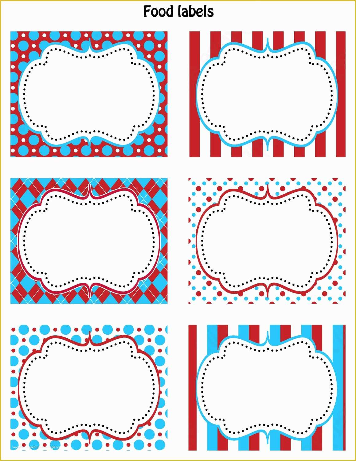 Free Printable Food Labels Templates Of Dr Seuss Inspired 1st Birthday Party Printable Food 
