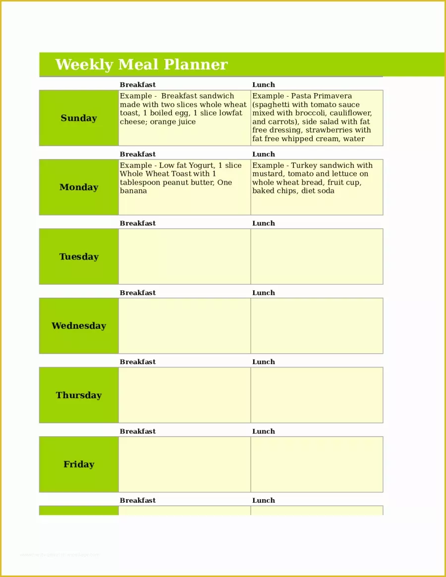 Free Printable Food Menu Templates Of 2018 Menu Template Fillable Printable Pdf & forms