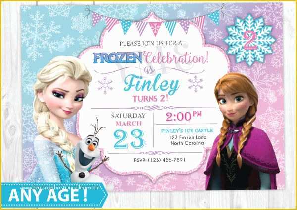 Free Printable Frozen Invitations Templates Of 13 Frozen Invitation Templates Word Psd Ai