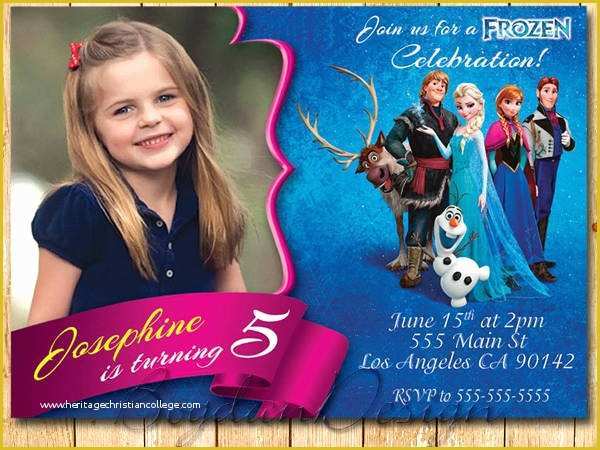 Free Printable Frozen Invitations Templates Of 13 Frozen Invitation Templates Word Psd Ai