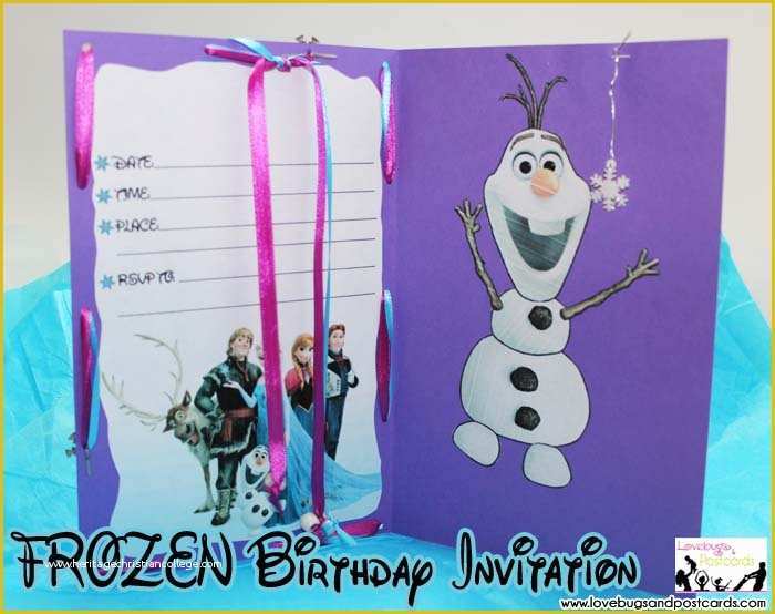 Free Printable Frozen Invitations Templates Of Disney Frozen Birthday Invitation with Free Printables