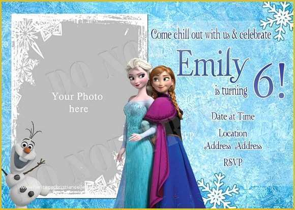 Free Printable Frozen Invitations Templates Of Elsa Frozen Birthday Party Invitation Ideas – Bagvania