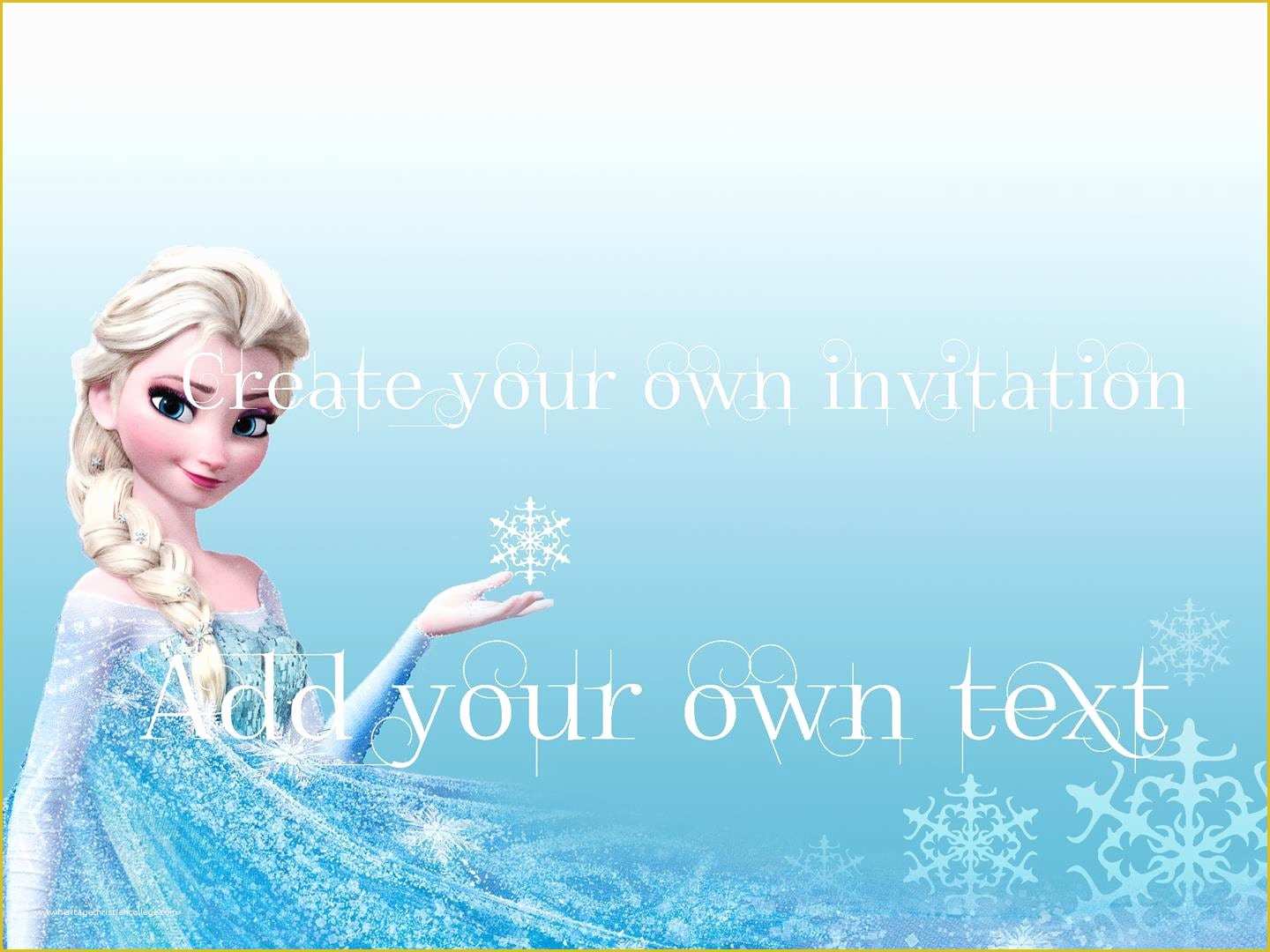 Free Printable Frozen Invitations Templates Of Free Download Frozen Invitations