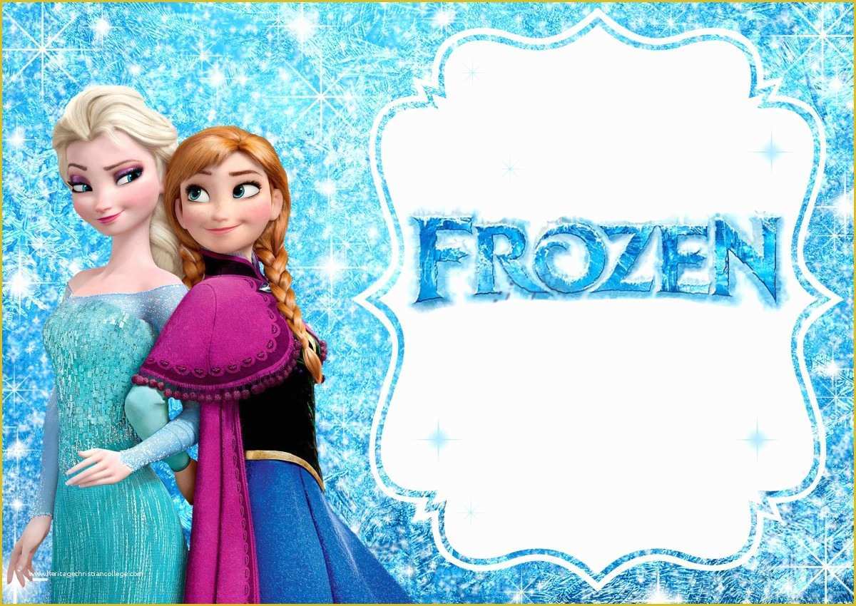 Free Printable Frozen Invitations Templates Of Frozen Free Printable Invitation Templates