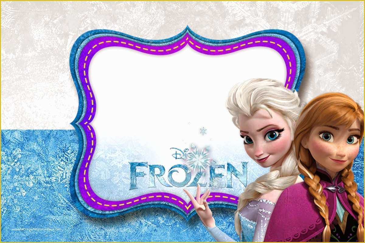 Free Printable Frozen Invitations Templates Of Frozen Free Printable Invitation Templates