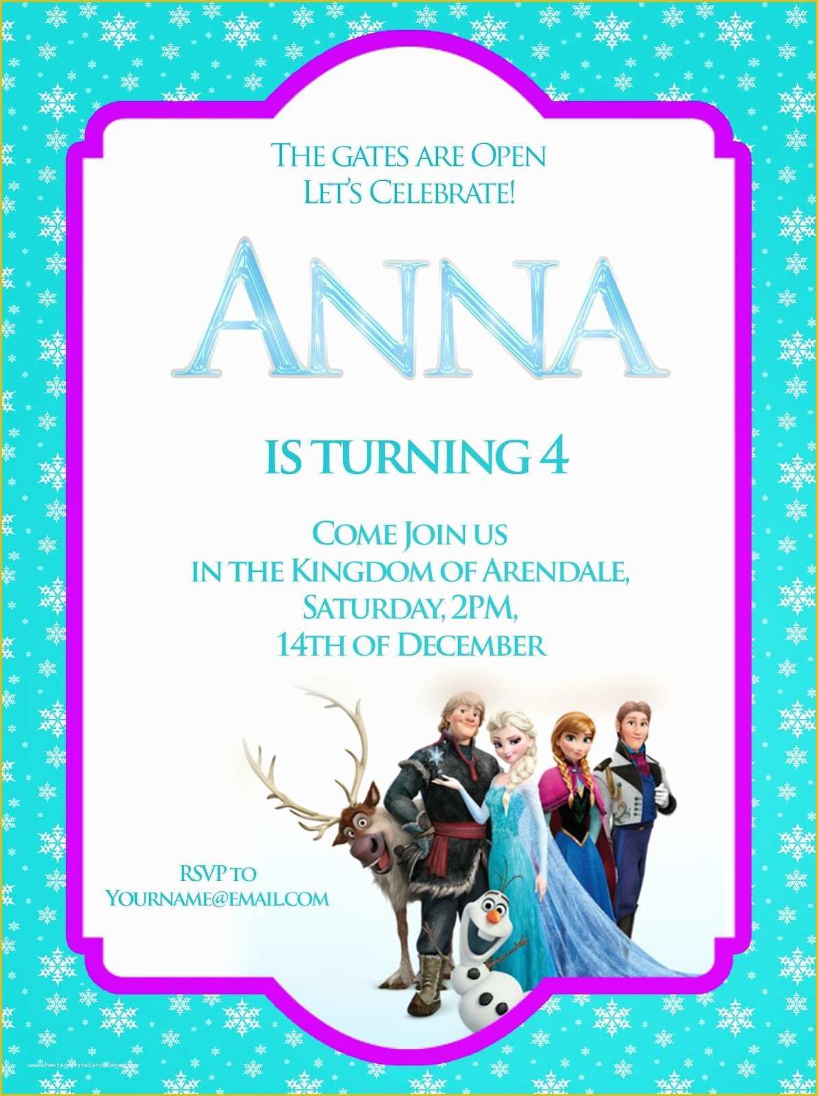 Free Printable Frozen Invitations Templates Of Frozen Free Printable Invitations Templates