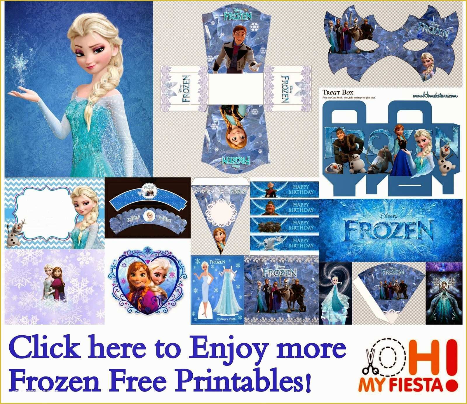 Free Printable Frozen Invitations Templates Of Frozen Free Printable Party Boxes