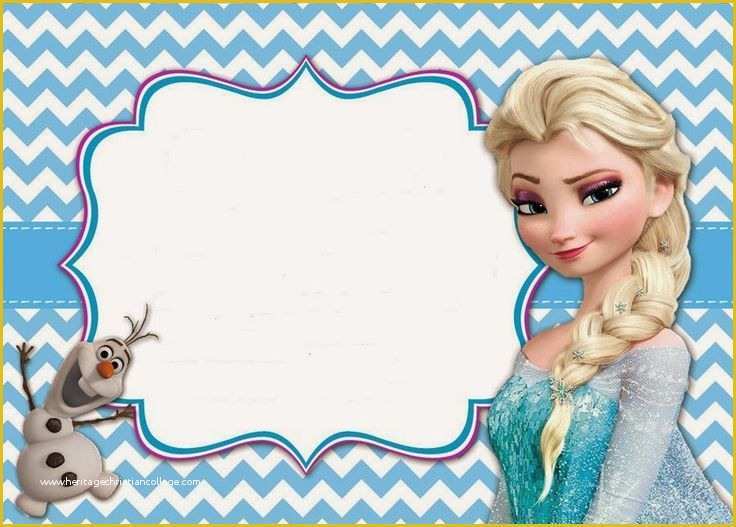 Free Printable Frozen Invitations Templates Of Frozen Invitaciones Para Imprimir Gratis