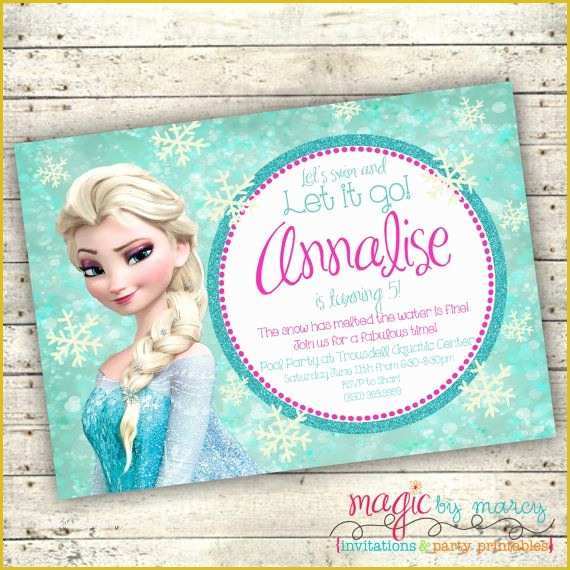 61 Free Printable Frozen Invitations Templates