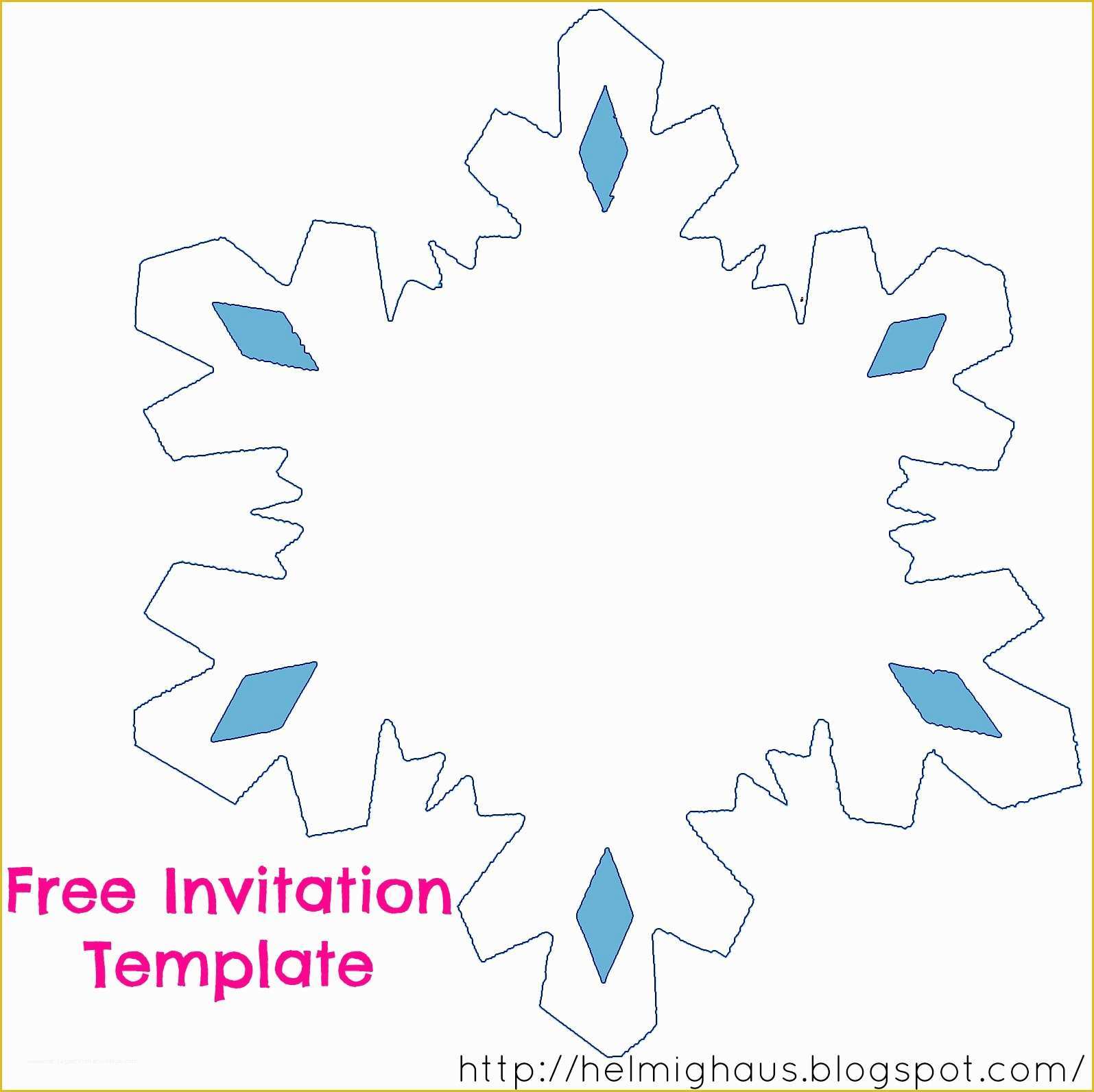 Free Printable Frozen Invitations Templates Of Helmighaus November 2014