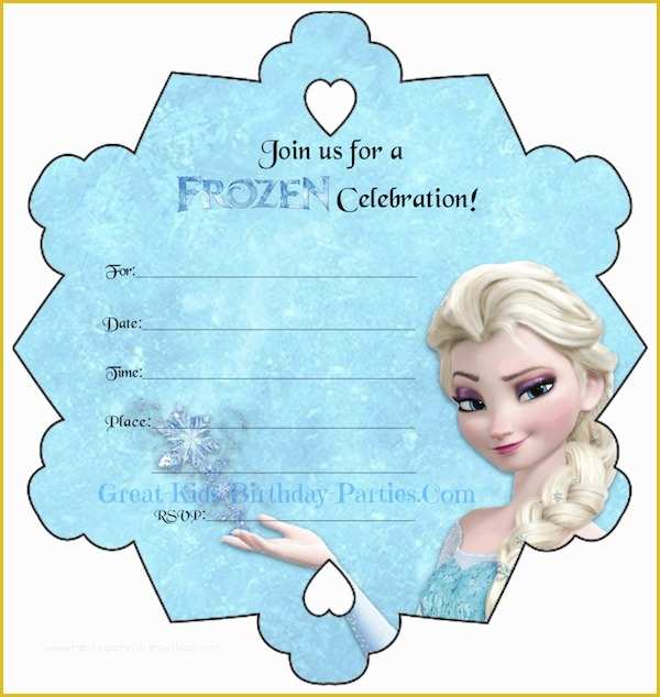 Free Printable Frozen Invitations Templates Of Looking for Ideas for Kids Birthday Parties