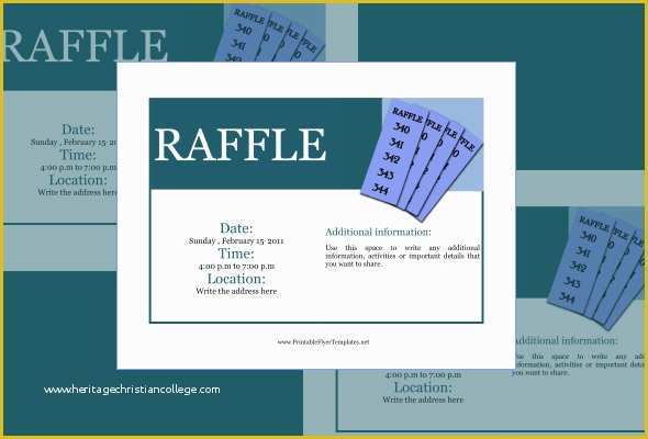 Free Printable Fundraiser Flyer Templates Of 24 Raffle Flyer Templates Psd Eps Ai Indesign