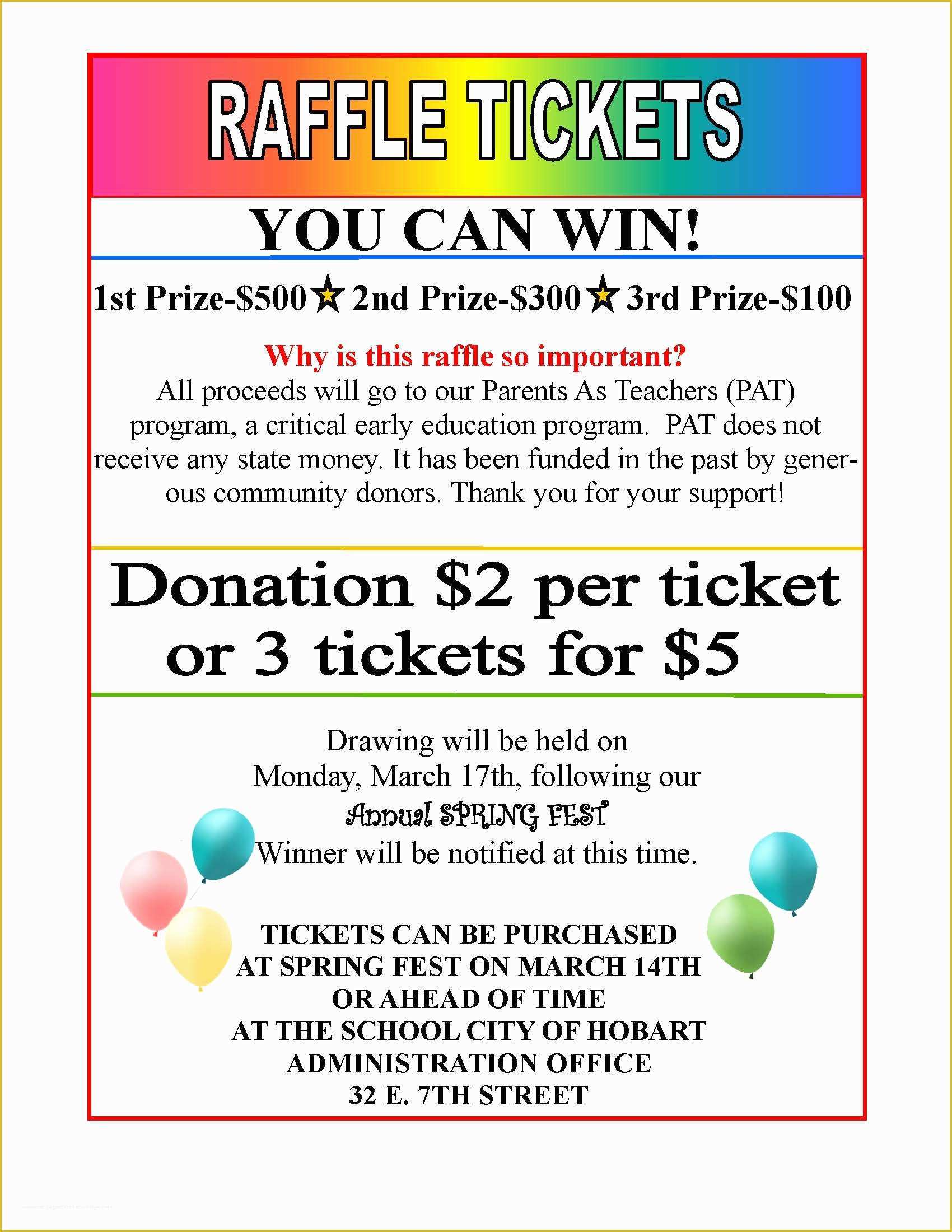 Free Printable Fundraiser Flyer Templates Of Raffle Ticket Template Cake Ideas and Designs