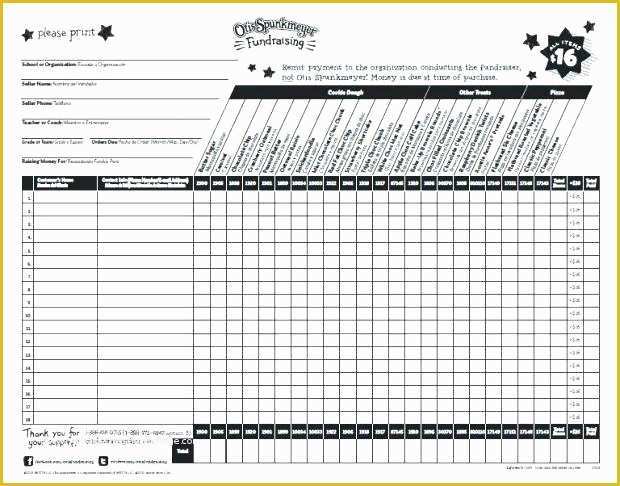 Free Printable Fundraiser order form Template Of Blank Fundraiser order form Template Fundraising Templates