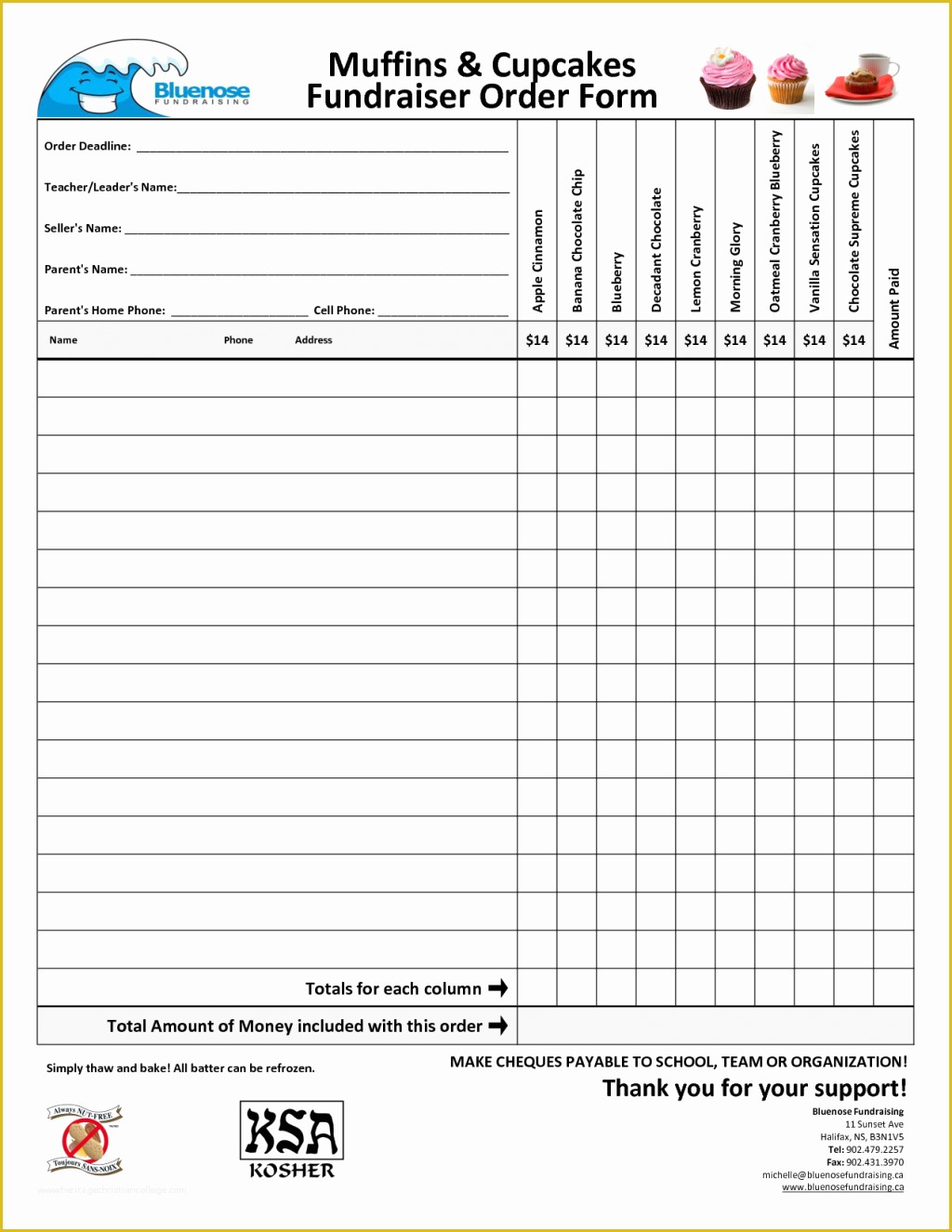Free Printable Fundraiser order form Template Of order Sheet Template Work form Templates Microsoft Stock