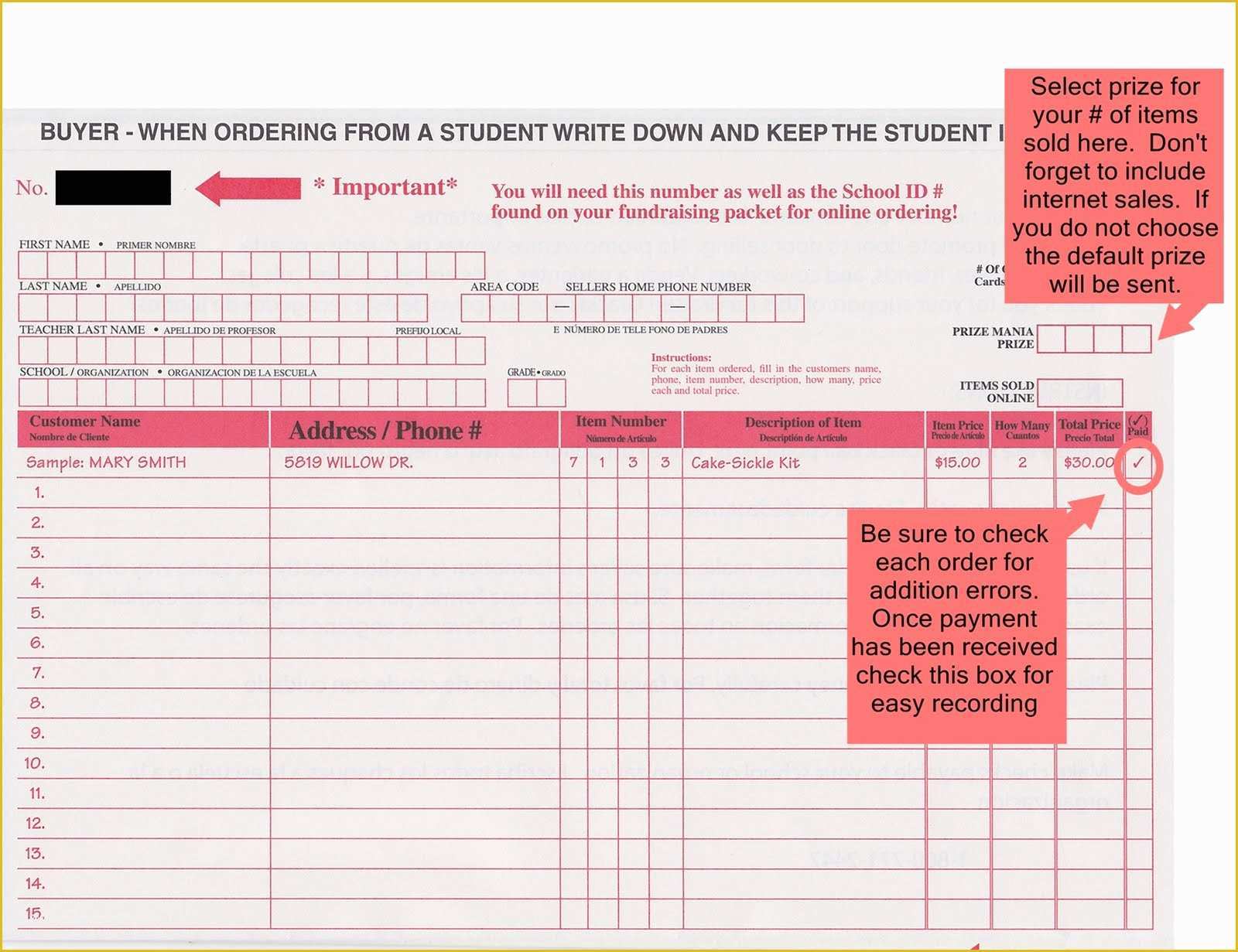 Free Printable Fundraiser order form Template Of the byron Pto Fall Fundraiser Time Again