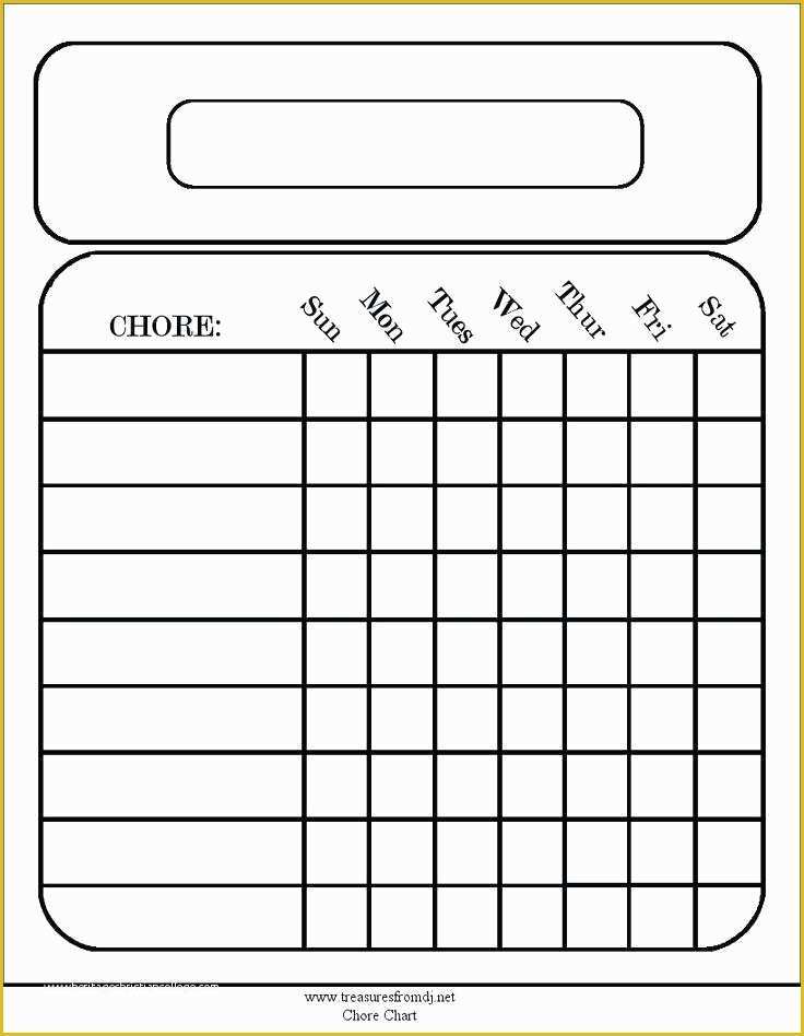 Free Printable Gantt Chart Template Of Free Blank Chart Templates Chore List Template Free Blank