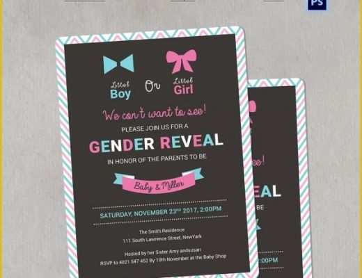 Free Printable Gender Reveal Invitation Templates Of Gender Reveal Invitation Templates