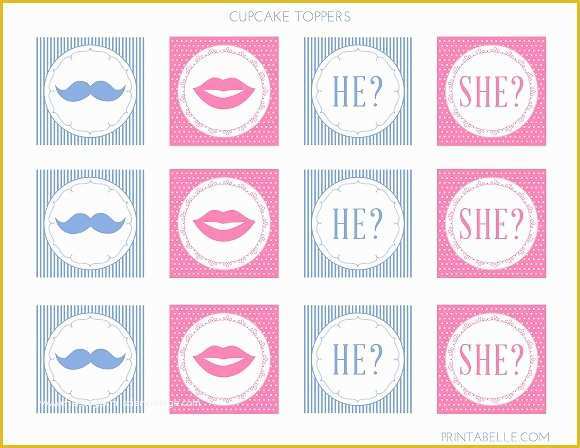 Free Printable Gender Reveal Templates Of Free Gender Reveal Baby Shower Party Printables From