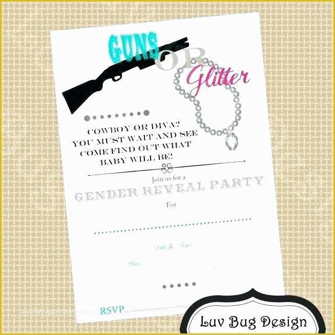 Free Printable Gender Reveal Templates Of Gender Reveal Party Invitation Template Beautiful Maker