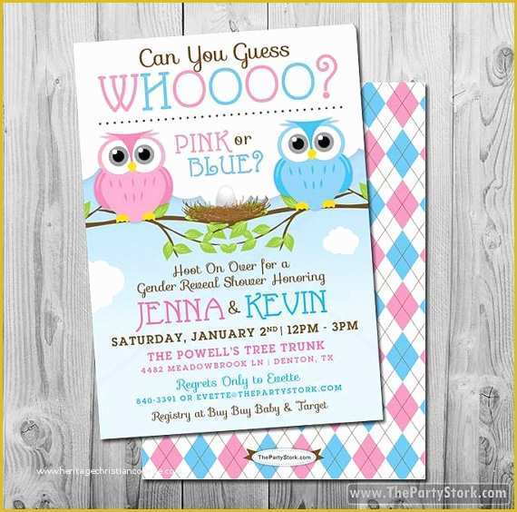 Free Printable Gender Reveal Templates Of Printable Gender Reveal Invitations Negocioblog