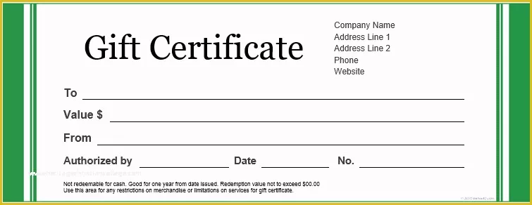 Free Printable Gift Certificates Templates Of 20 Printable Gift Certificates