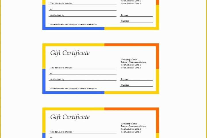 Free Printable Gift Certificates Templates Of 31 Free Gift Certificate Templates Template Lab