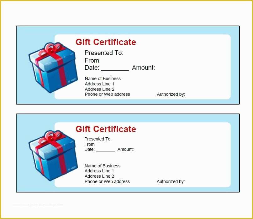 Free Printable Gift Certificates Templates Of 40 Free Gift Certificate Templates Template Lab