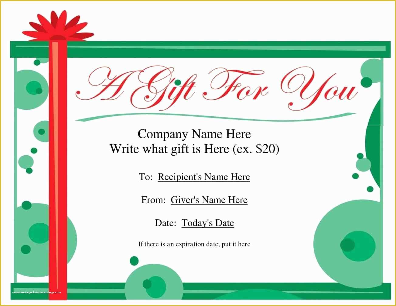 Free Printable Gift Certificates Templates Of Create Your Own Gift Certificate Template 