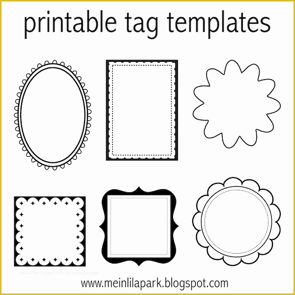 Free Printable Gift Tags Templates Of Free Printable Tag Templates for Diy Tags Ausdruckbare
