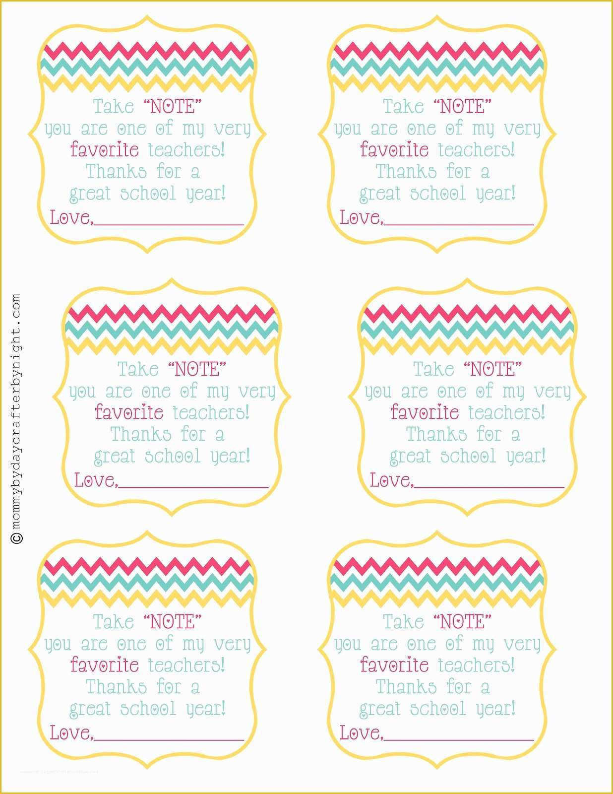 Free Printable Gift Tags Templates Of Teacher T Idea Free Printable Teacher Appreciation