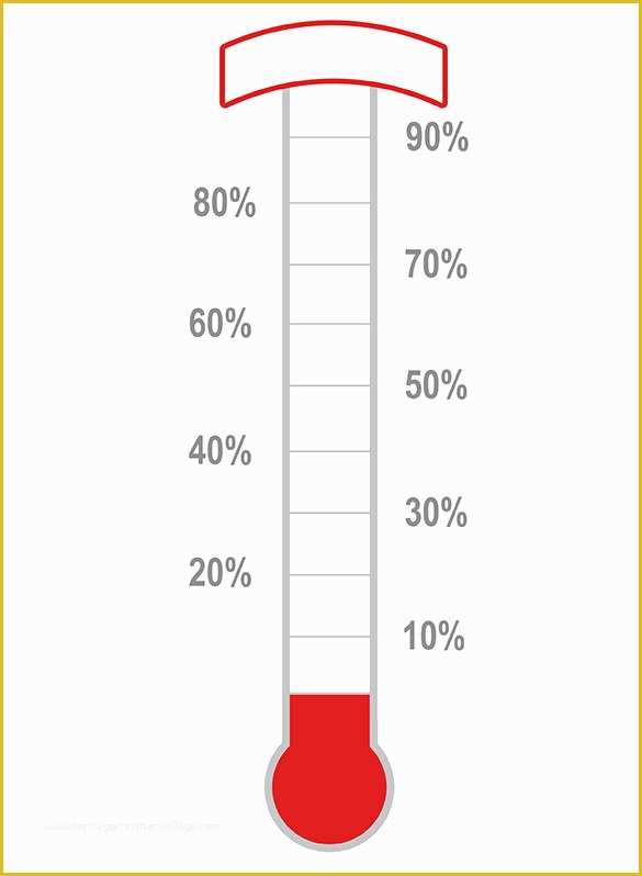 34 Free Printable Goal Thermometer Template Heritagechristiancollege
