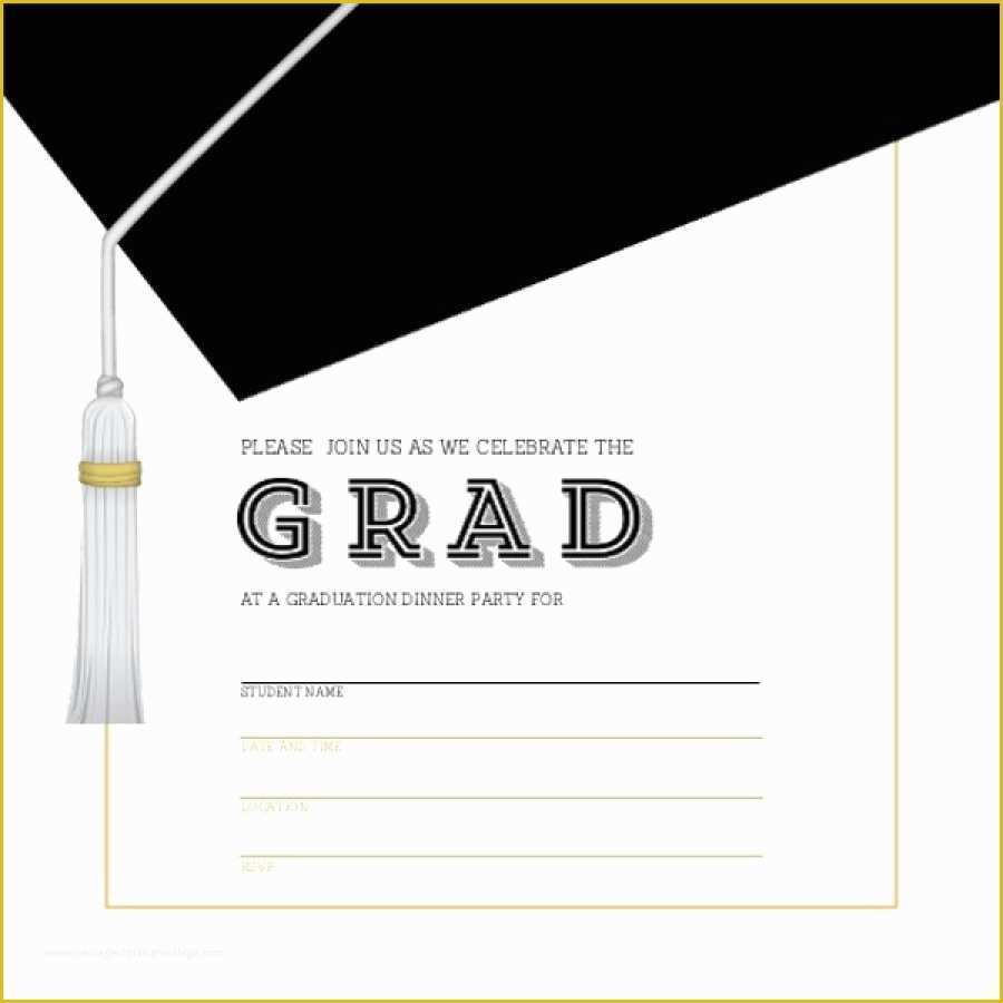 Free Printable Graduation Invitation Templates Of 40 Free Graduation Invitation Templates Template Lab