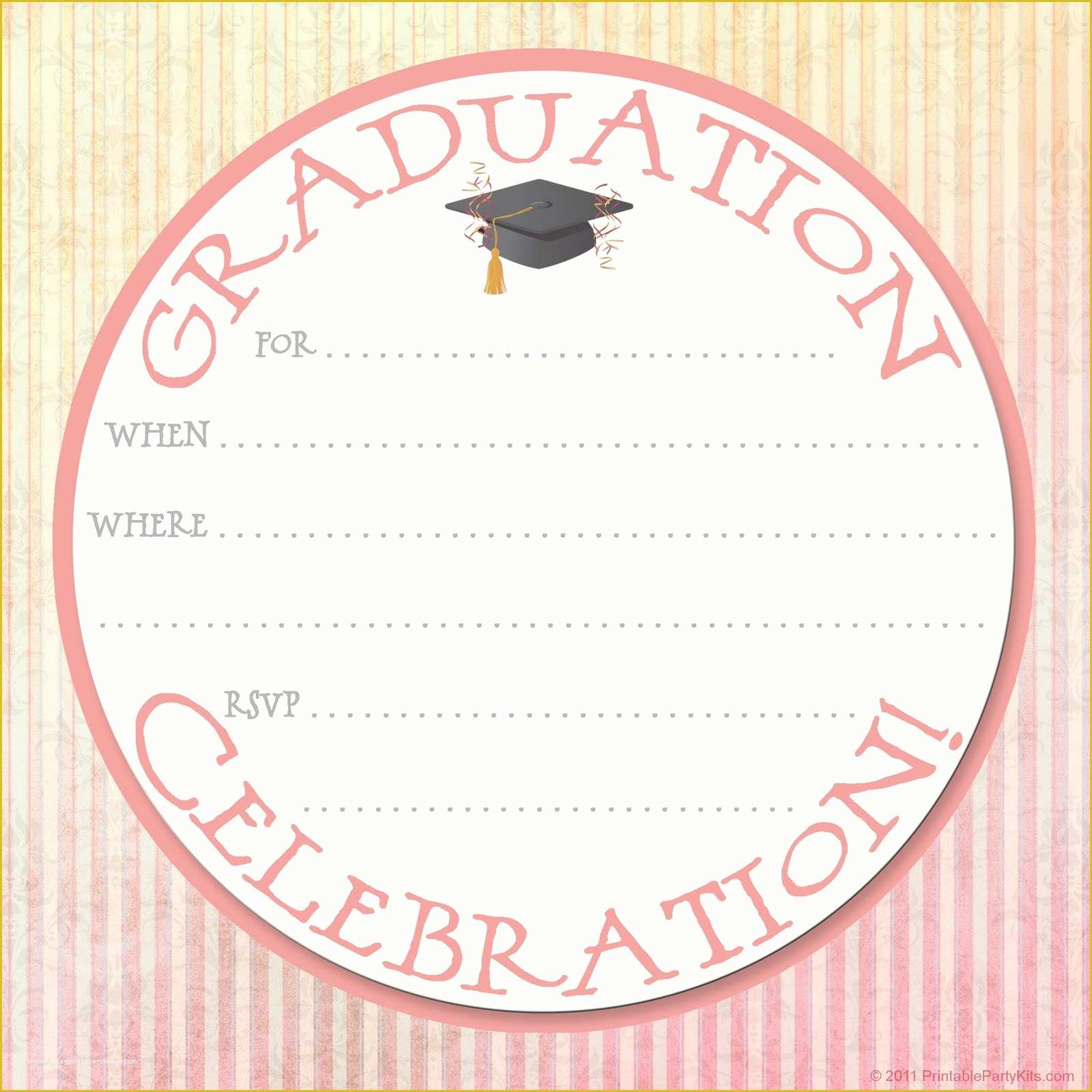 Free Printable Graduation Invitation Templates Of Free Printable Party Invitations Graduation Party