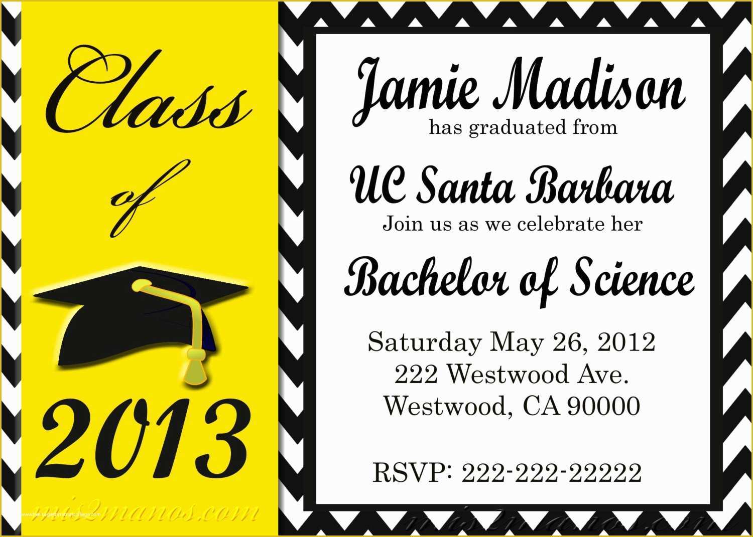 Free Printable Graduation Invitation Templates Of Graduation Invite Templates