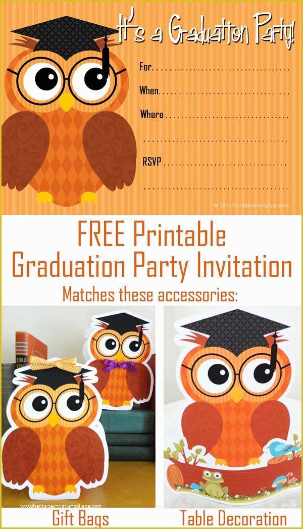 Free Printable Graduation Invitation Templates Of Party Planning Center Free Printable Graduation Party