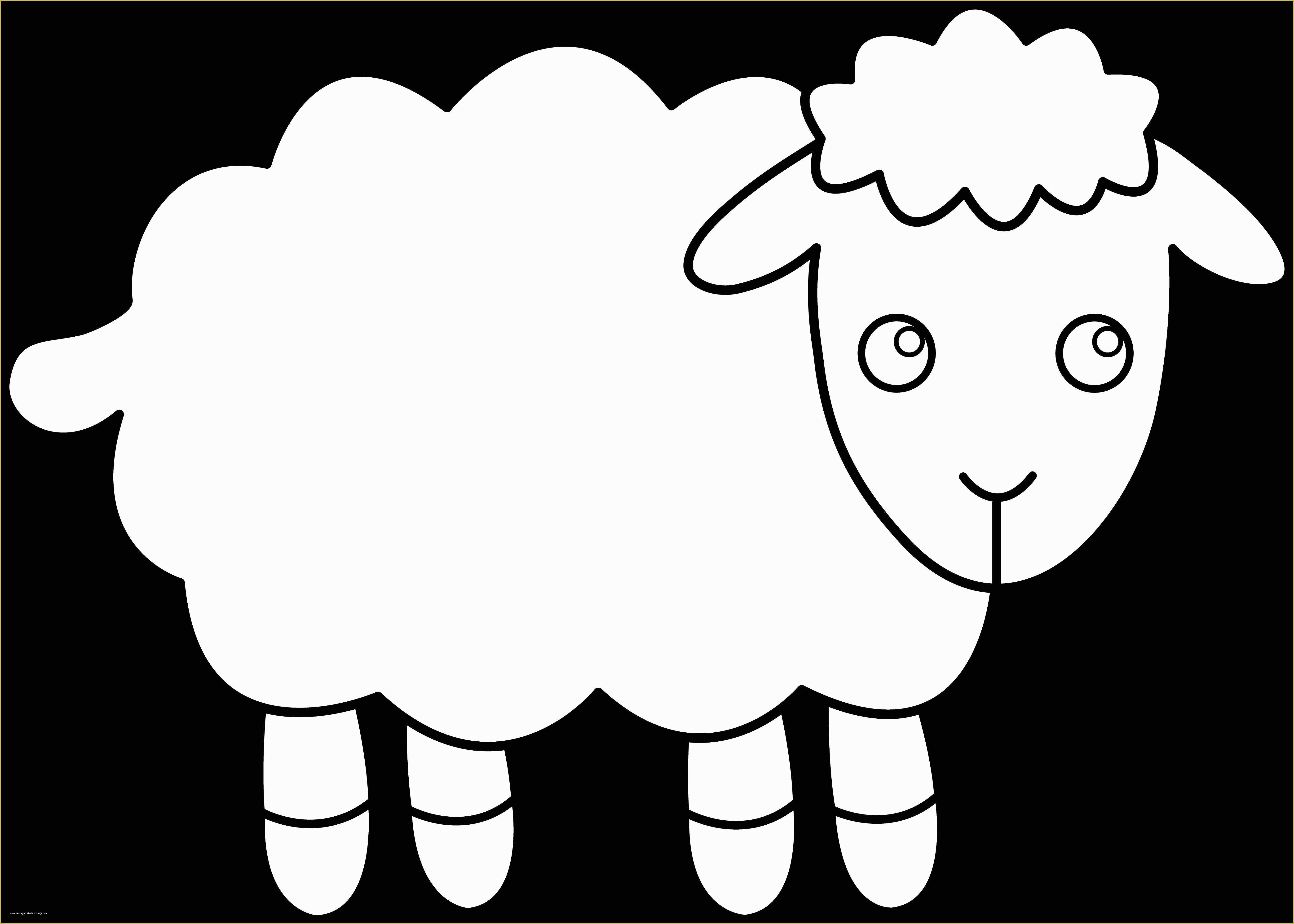 Free Printable Graphics Template Of 8 Free Printable Sheep Template Rruie