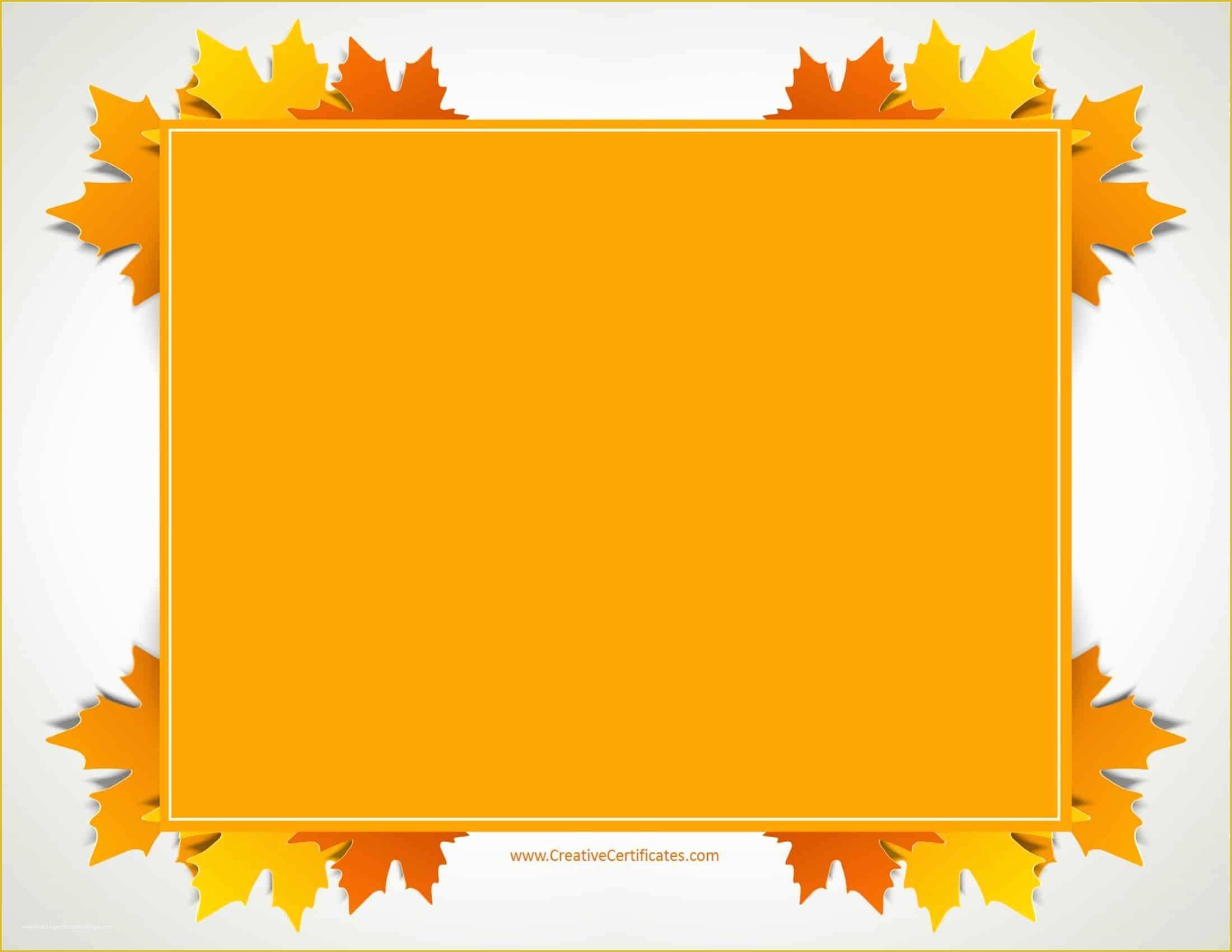 Free Printable Graphics Template Of Free Thanksgiving Border Templates Customizable &amp; Printable