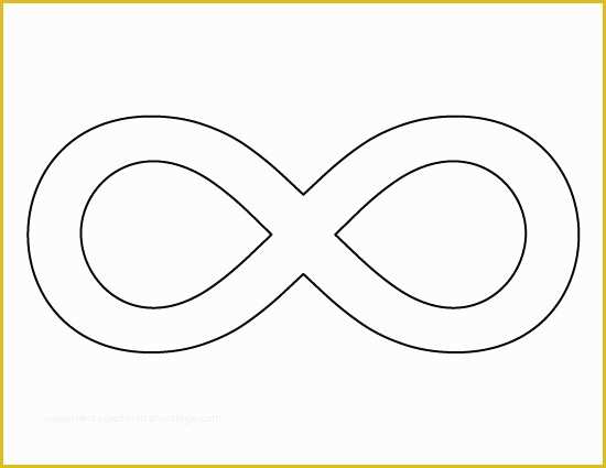 Free Printable Graphics Template Of Infinity Symbol Pattern Use the Printable Outline for