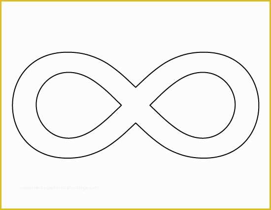 Free Printable Graphics Template Of Infinity Symbol Pattern Use the Printable Outline for