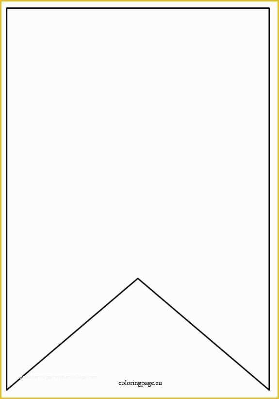 Free Printable Happy Birthday Banner Templates Of Flag Banner Template Coloring Page