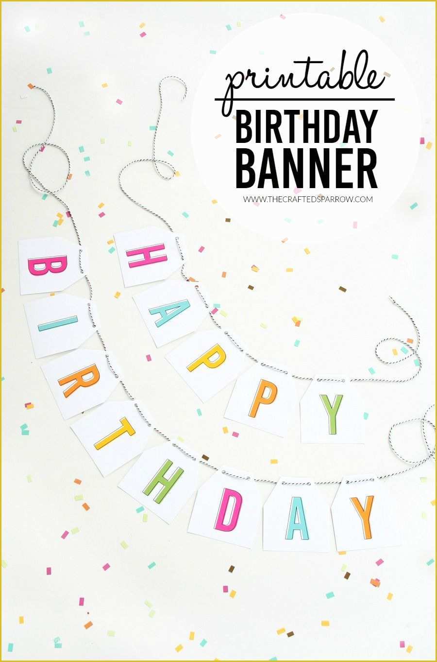 Free Printable Happy Birthday Banner Templates Of Free Printable Birthday Banner