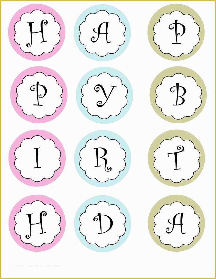 Free Printable Happy Birthday Banner Templates Of Free Printable Happy Birthday Banner Templates