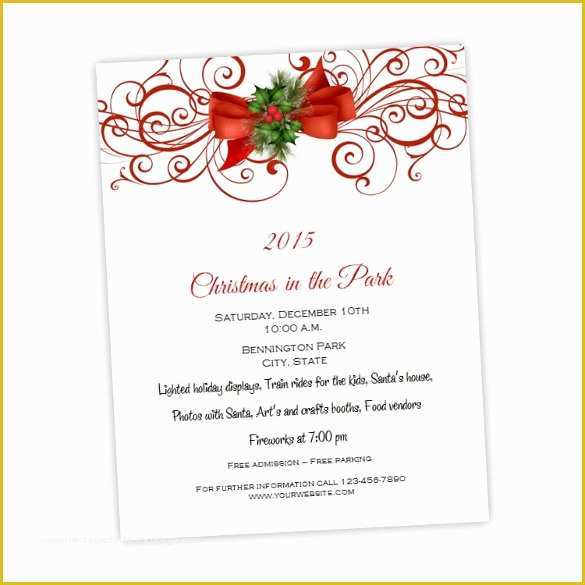 Free Printable Holiday Flyer Templates Of Amazing Holiday Party Flyer Templates 21 Download